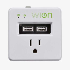 Woods WiOn 15 amps Receptacle and USB Charger